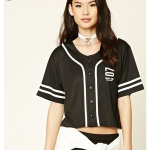 Black Baseball Tee